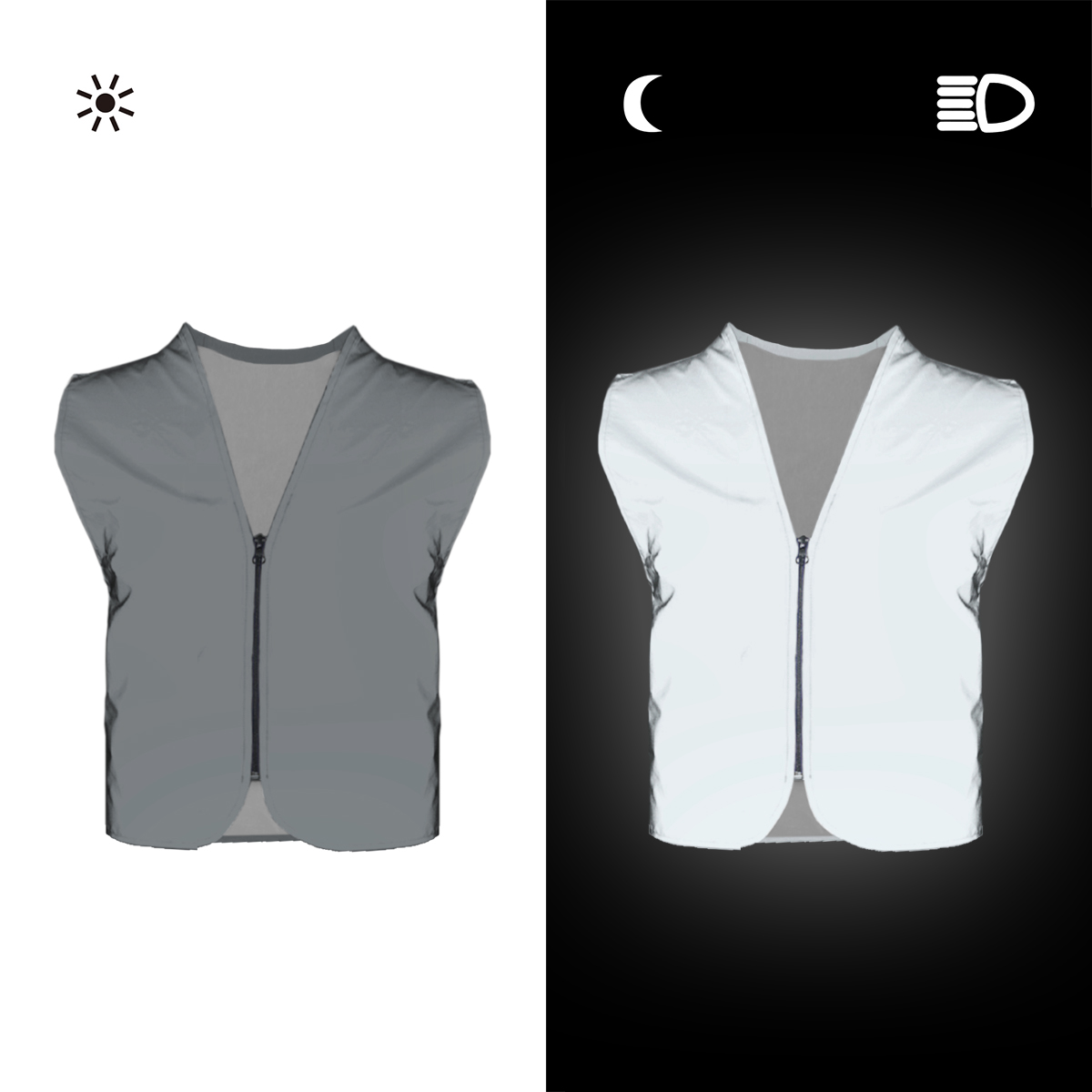 Cycling Hi Vis Gear - Salzmann Reflective Vest High Visibility Safety