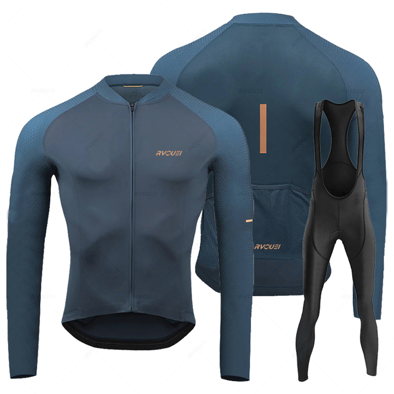 Cycling Gear Brands - Rvouei Breathable Long Sleeve Cycling Jersey