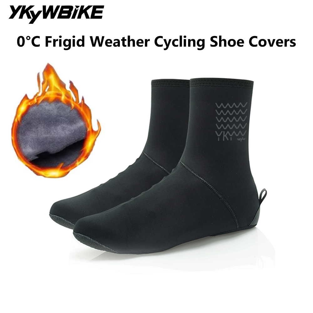Cycling Shoe Covers - YKYWBIKE Deep Winter Waterproof Cycling Shoes