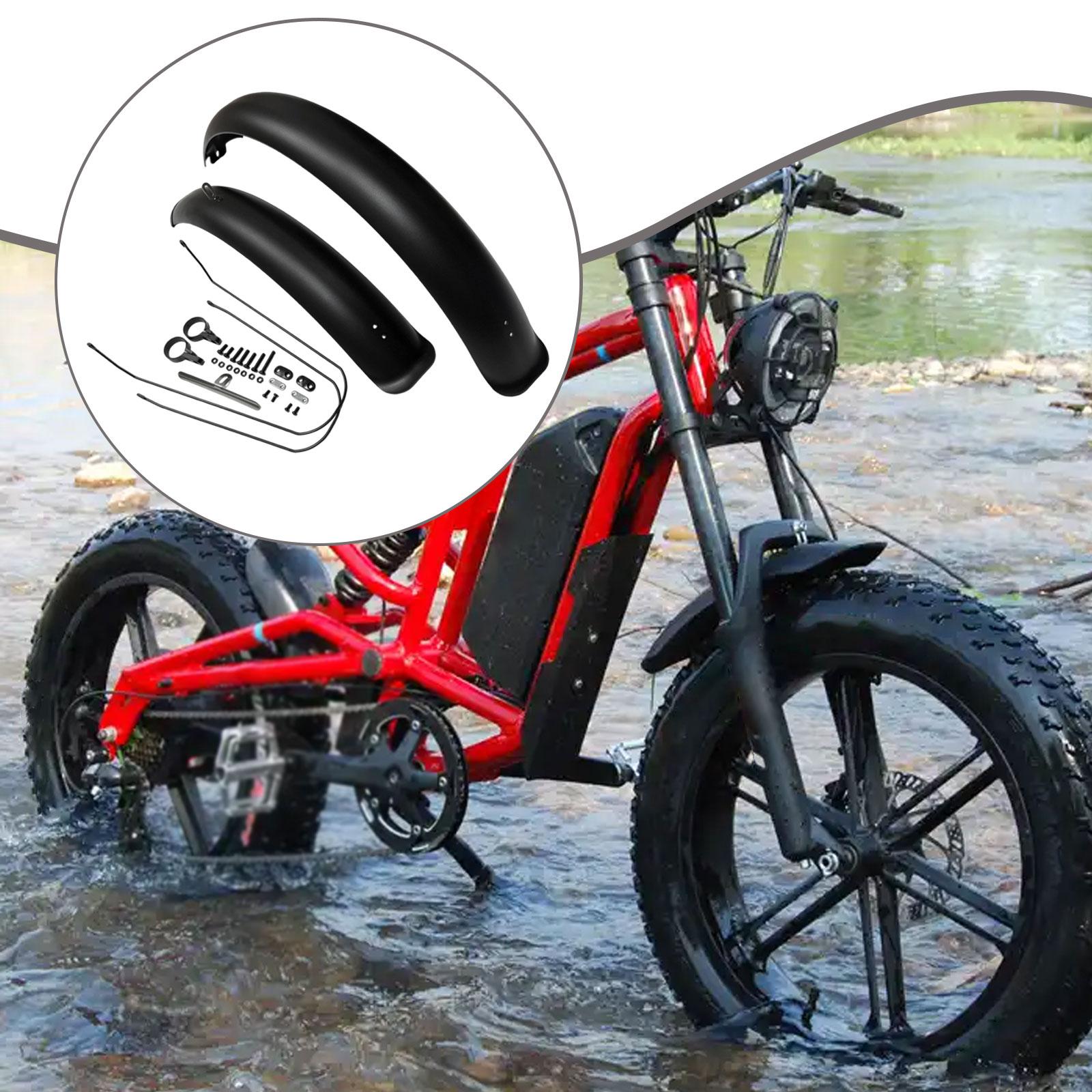 Gravel Bike Tires - Fat Tire Bike Mudguard Plastic Full
