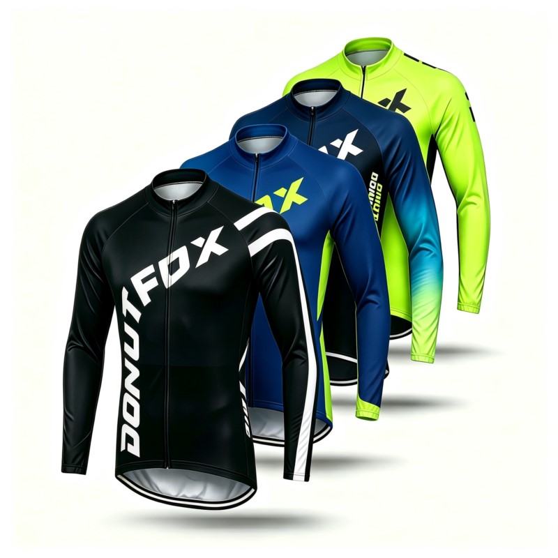Cycling Gear Brands - Men Long Sleeve MTB Jersey &