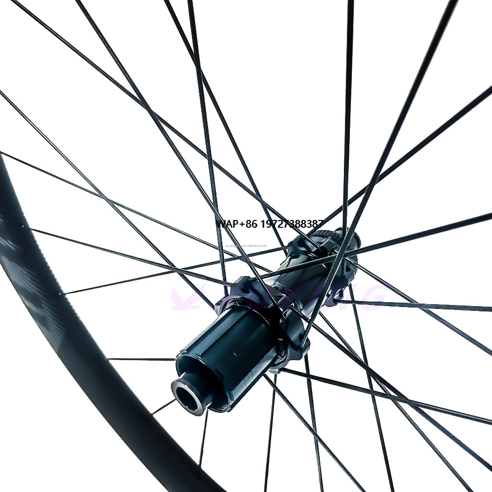 Gravel Bike Tires - Alloy Hub Carbon Front/Rear Road Bike