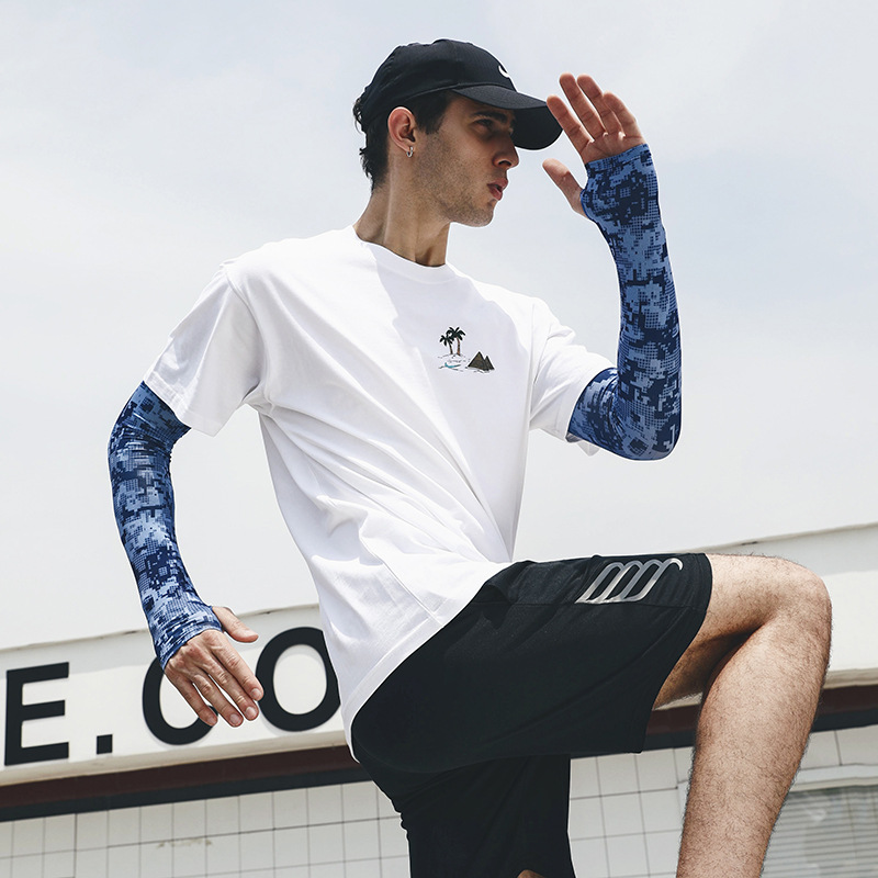Uv Solar Arm Sleeve Men Summer - Cycling Glove 评论和价格