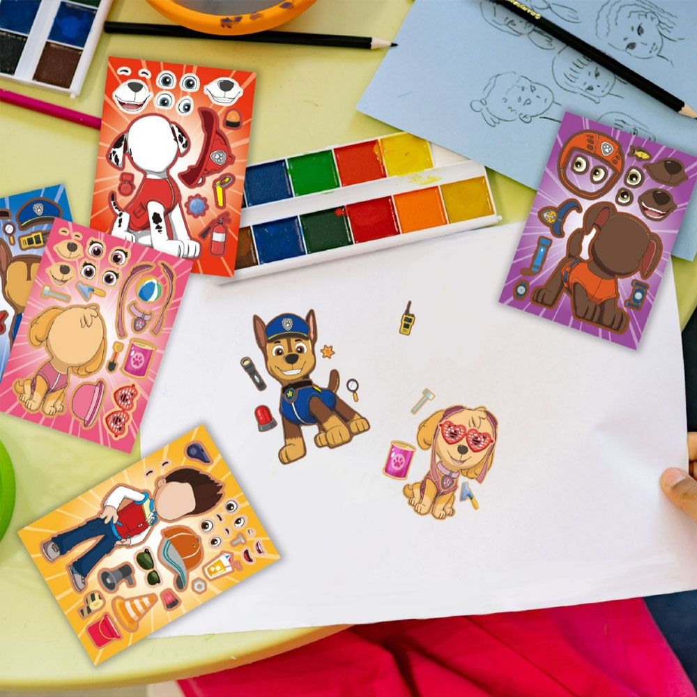 16PCS PAW Patrol Puzzle DIY Ma - Bicycle Helmet 评论和价格