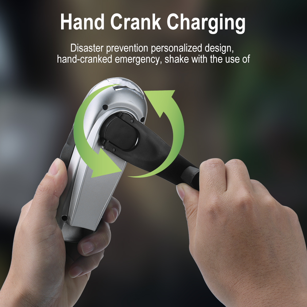 BORUIT LED Flashlight Hand Cra - Cycling Low Gear 评论和价格
