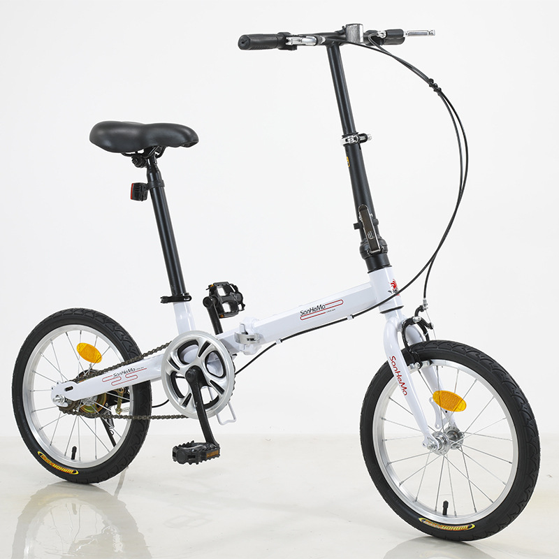 Sanhema 16 Inch Folding Bicycl - Cycling Low Gear 评论和价格