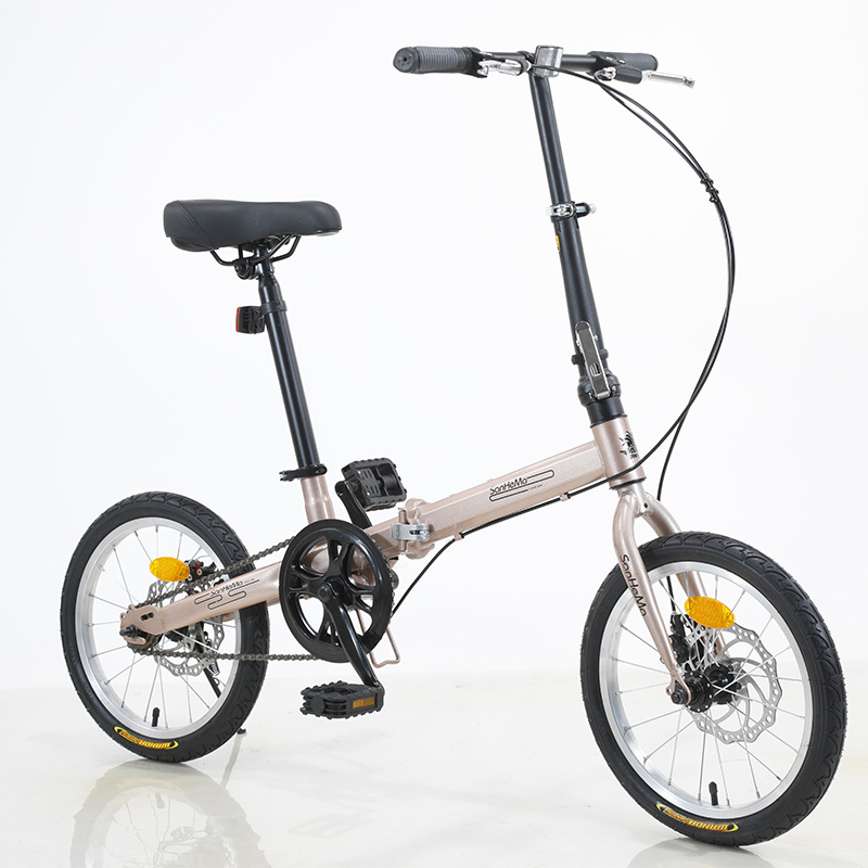 Sanhema 16 Inch Folding Bicycl - Cycling Low Gear 评论和价格