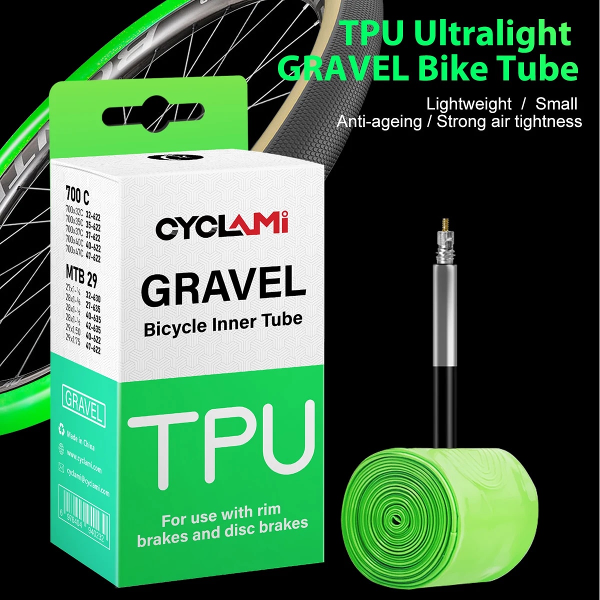 CYCLAMI Ultralight Road MTB 29 - Gravel Bike Tires 评论和价格