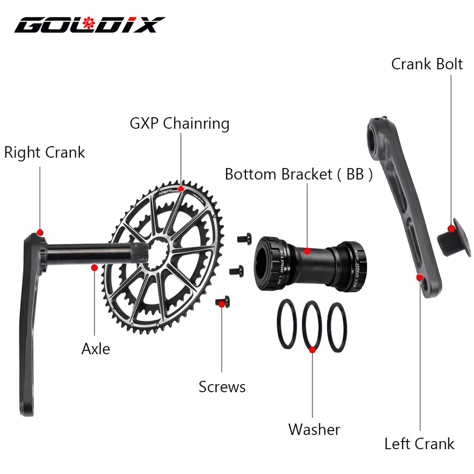 GOLDIX CNC ROAD Cranks Arms Bi - Gravel Bike Tires 评论和价格