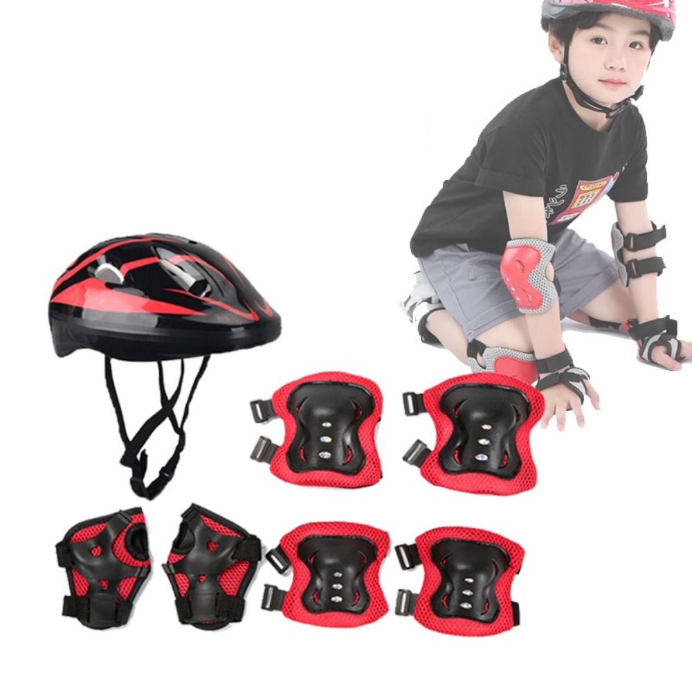 Kids Helmet Knee Elbow Pads Wr - Cycling Gear Girls 评论和价格