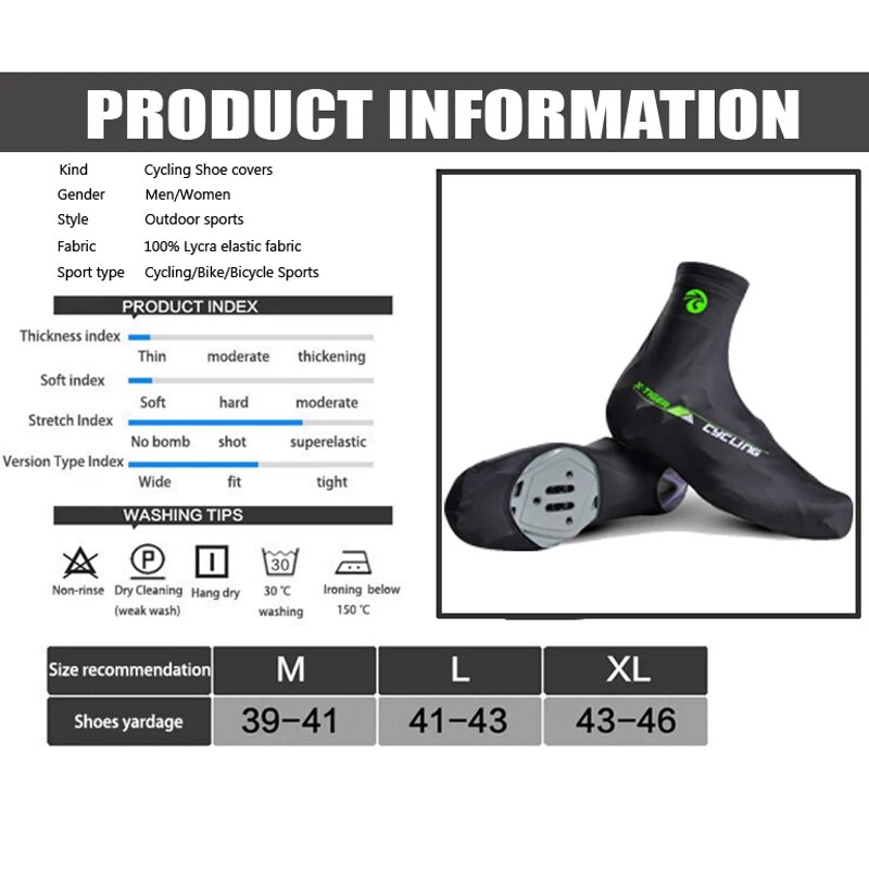 X-TIGER Professional MTB Cycli - Cycling Shoe Covers 评论和价格