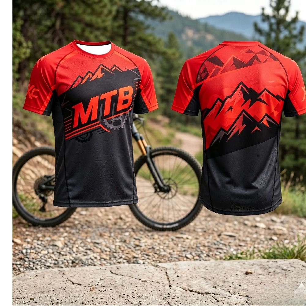 Mountain MTB Gear Print Men Qu - Xc Cycling Gear 评论和价格