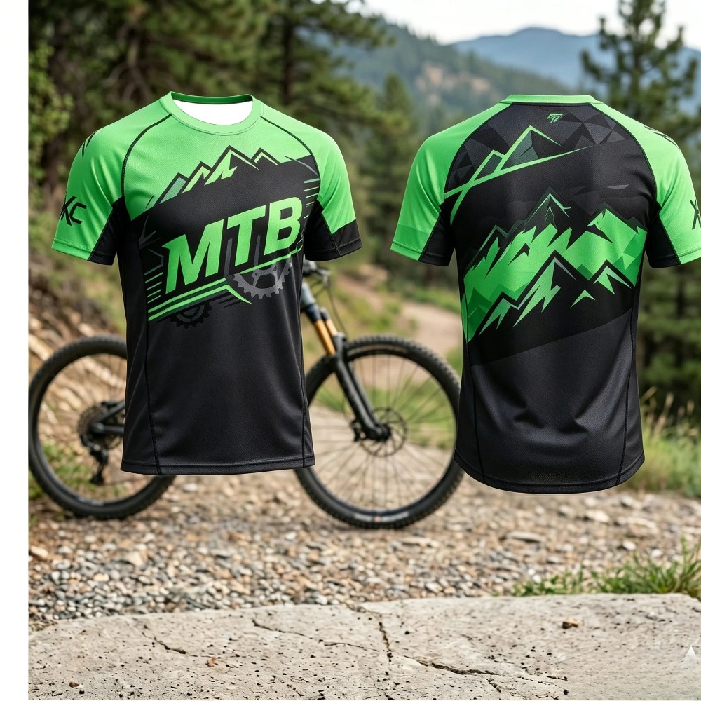 Mountain MTB Gear Print Men Qu - Xc Cycling Gear 评论和价格