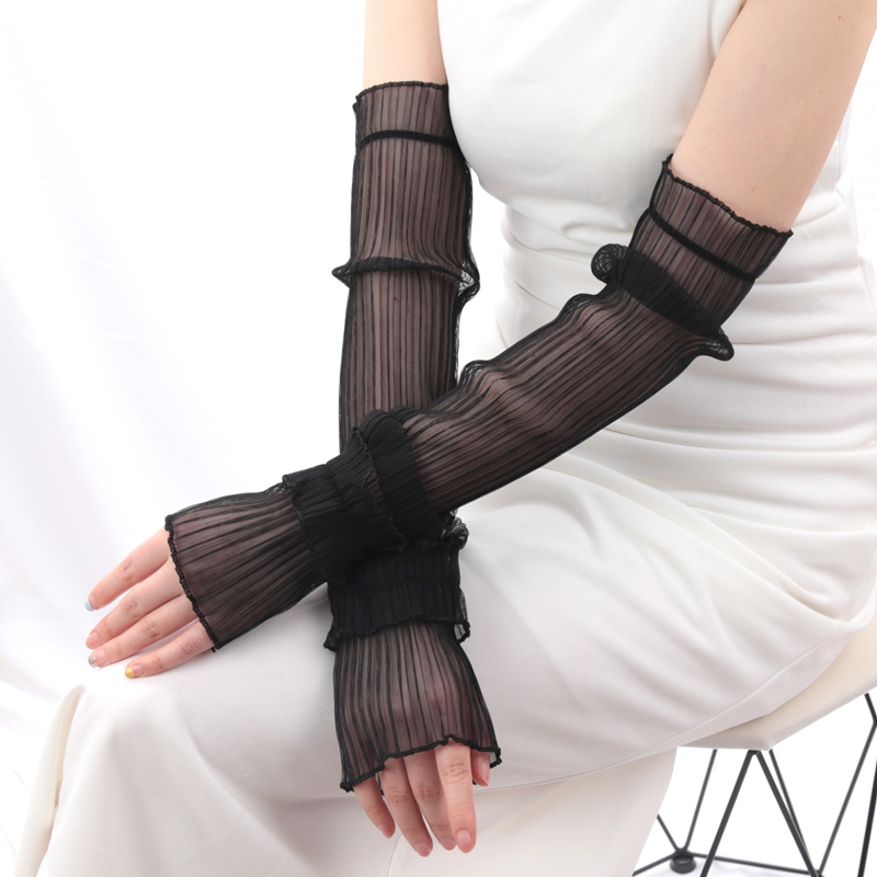 1 Pair Ice Silk Long Sleeves S - Cycling Glove 评论和价格