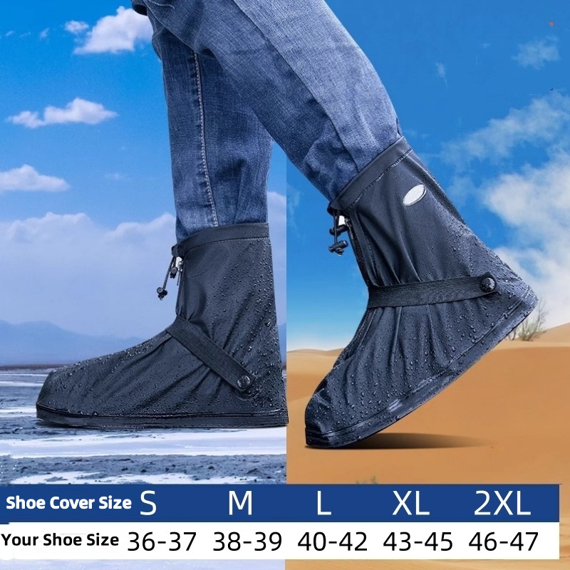 S-XXL Anti-Slip Waterproof Ove - Cycling Shoe Covers 评论和价格
