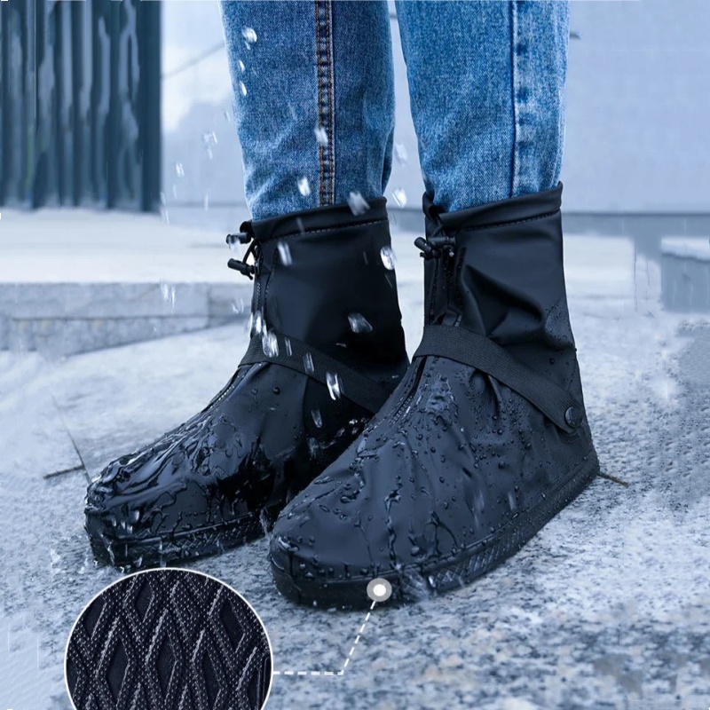 S-XXL Anti-Slip Waterproof Ove - Cycling Shoe Covers 评论和价格