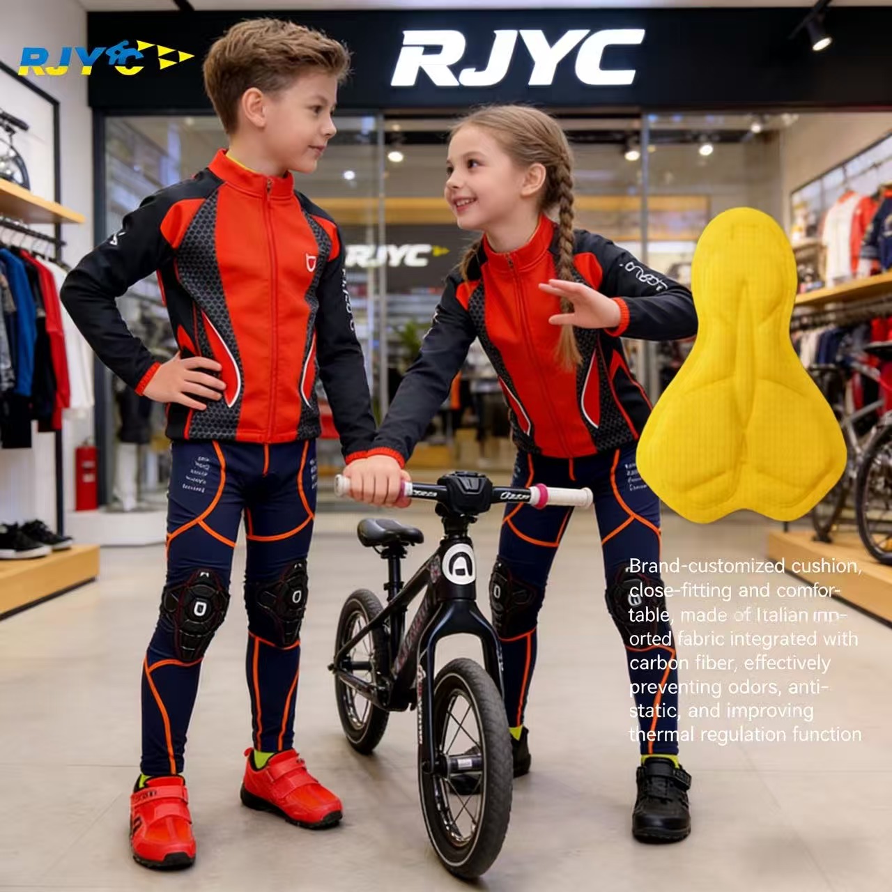 Rjyc Brand Spring and Summer C - Cycling Gear Girls 评论和价格