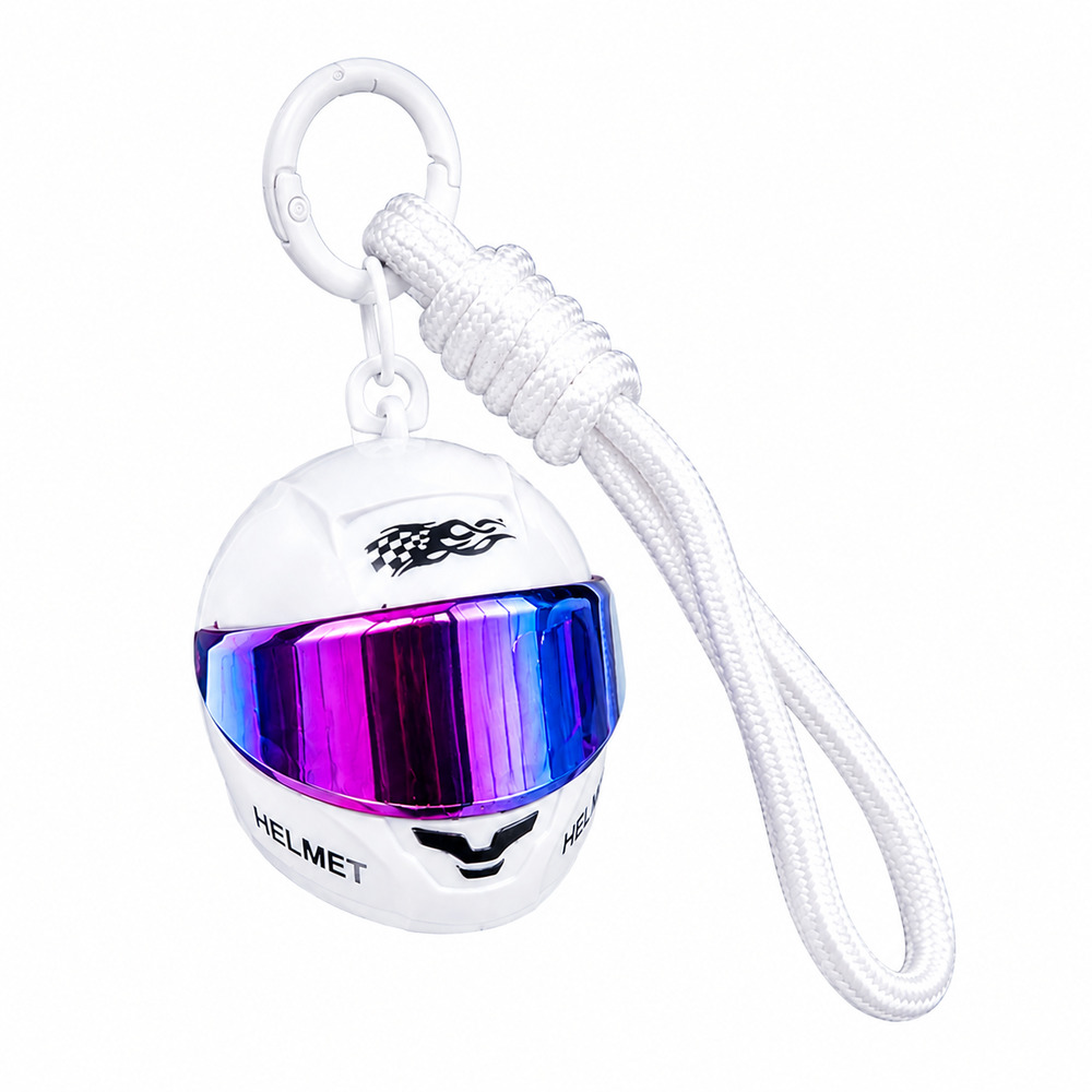 Cool Colorful Helmet Keychain  - Bicycle Helmet 评论和价格