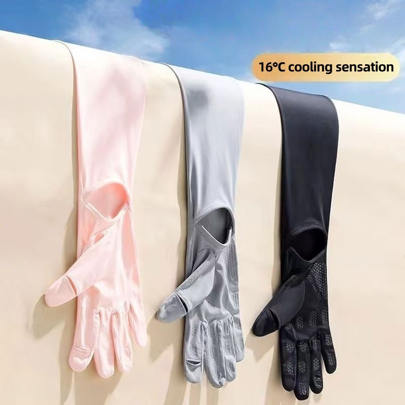 UPF50+ Ice Silk Sun Protection - Cycling Glove 评论和价格