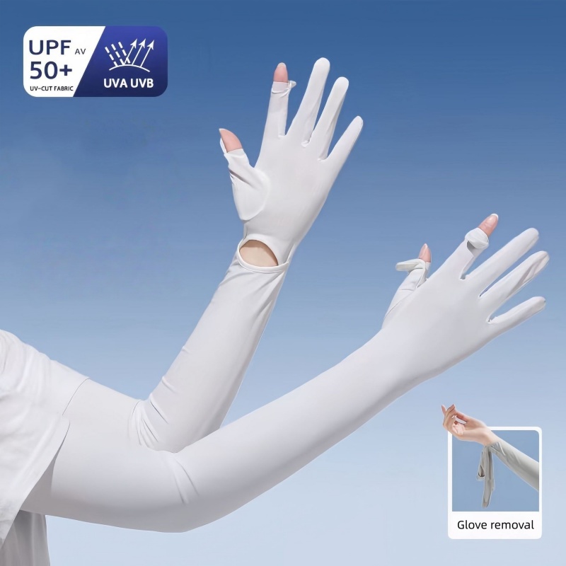 UPF50+ Ice Silk Sun Protection - Cycling Glove 评论和价格